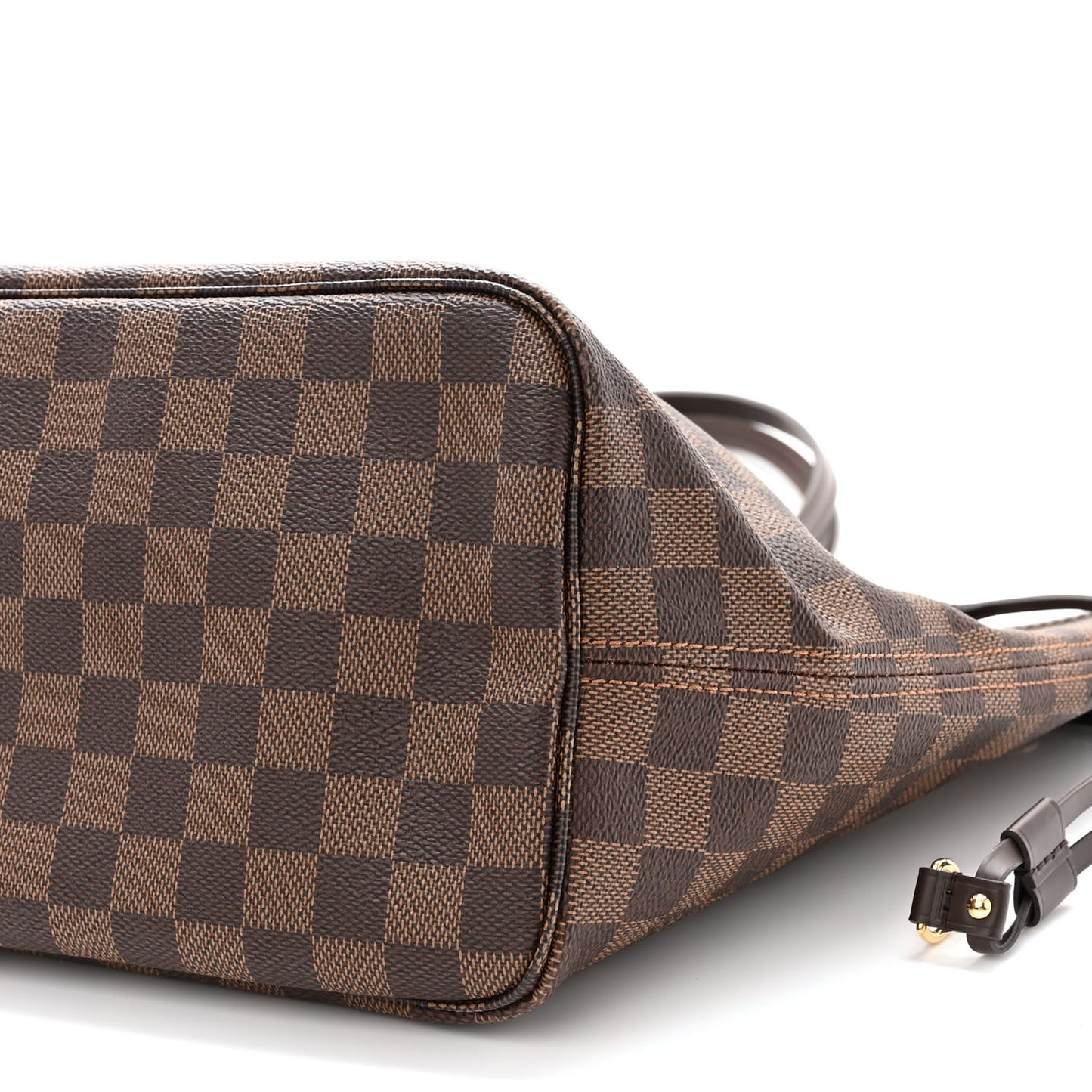 LOUIS VUITTON Damier Ebene Neo Neverfull MM Rose Ballerine