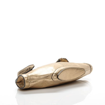 Alexander McQueen Metallic Lambskin De Manta Clutch Gold 4 of 7