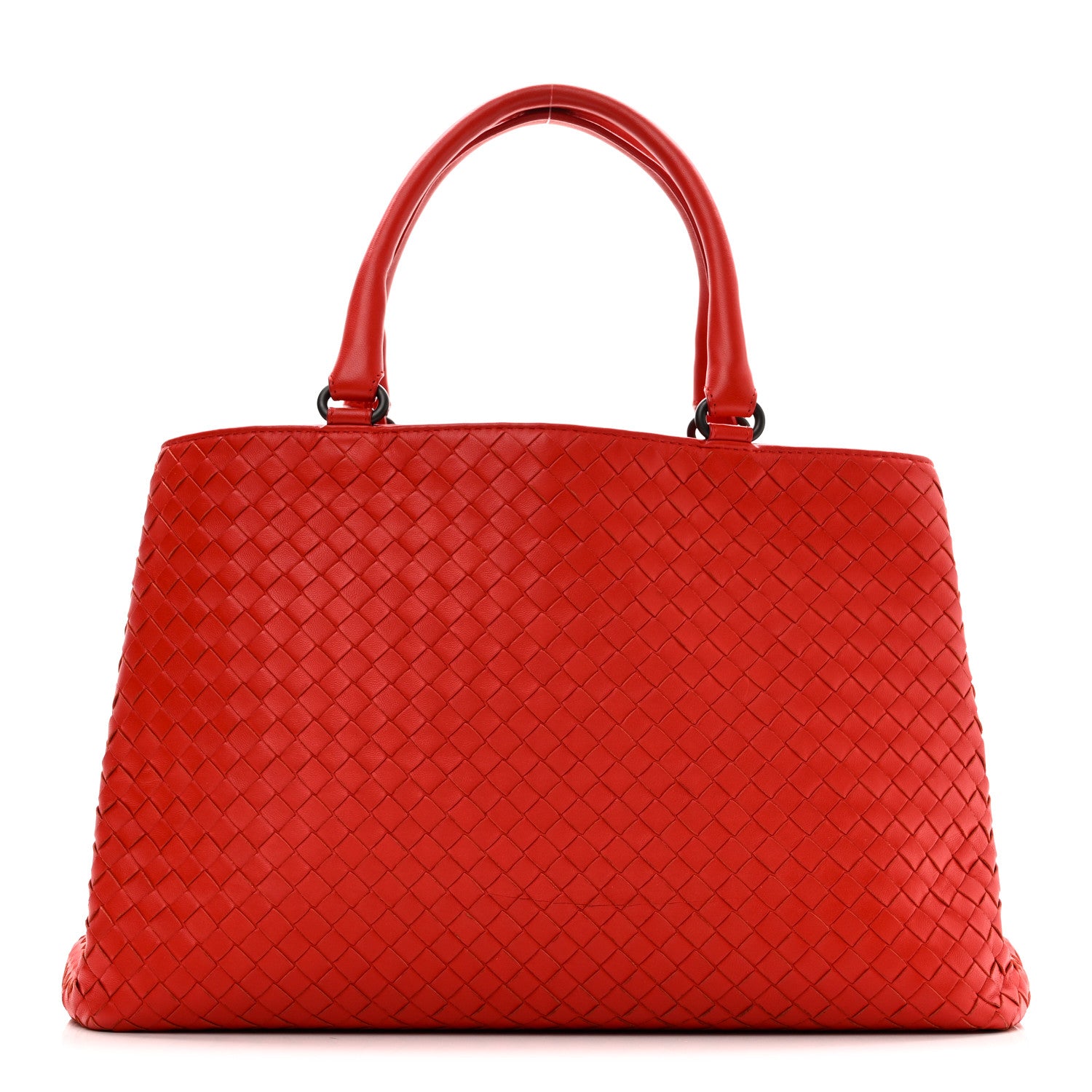 Bottega Veneta Nappa Intrecciato Milano Tote Red 1 of 9