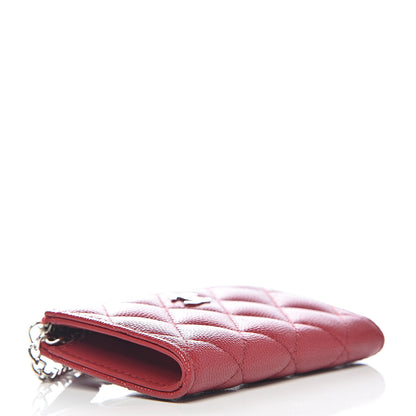 Chanel Caviar Quilted Key Holder Case Red 4 of 8