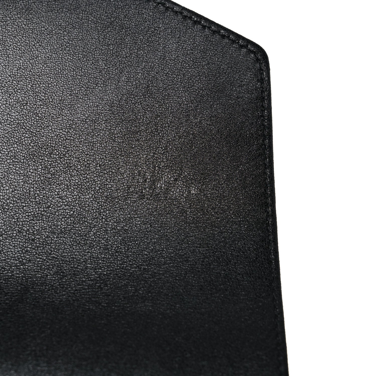 Chanel Lambskin Chevron Quilted Envelope Clutch Black 11 of 16
