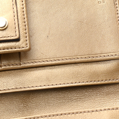 Gucci Metallic Guccissima Abbey Continental Wallet Gold 9 of 11