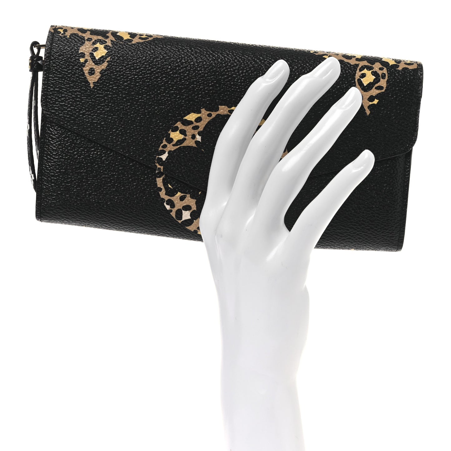 Monogram Giant Jungle Sarah Wallet Black