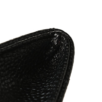 Chanel Caviar Quilted Flap Card Holder Black 9 of 9
