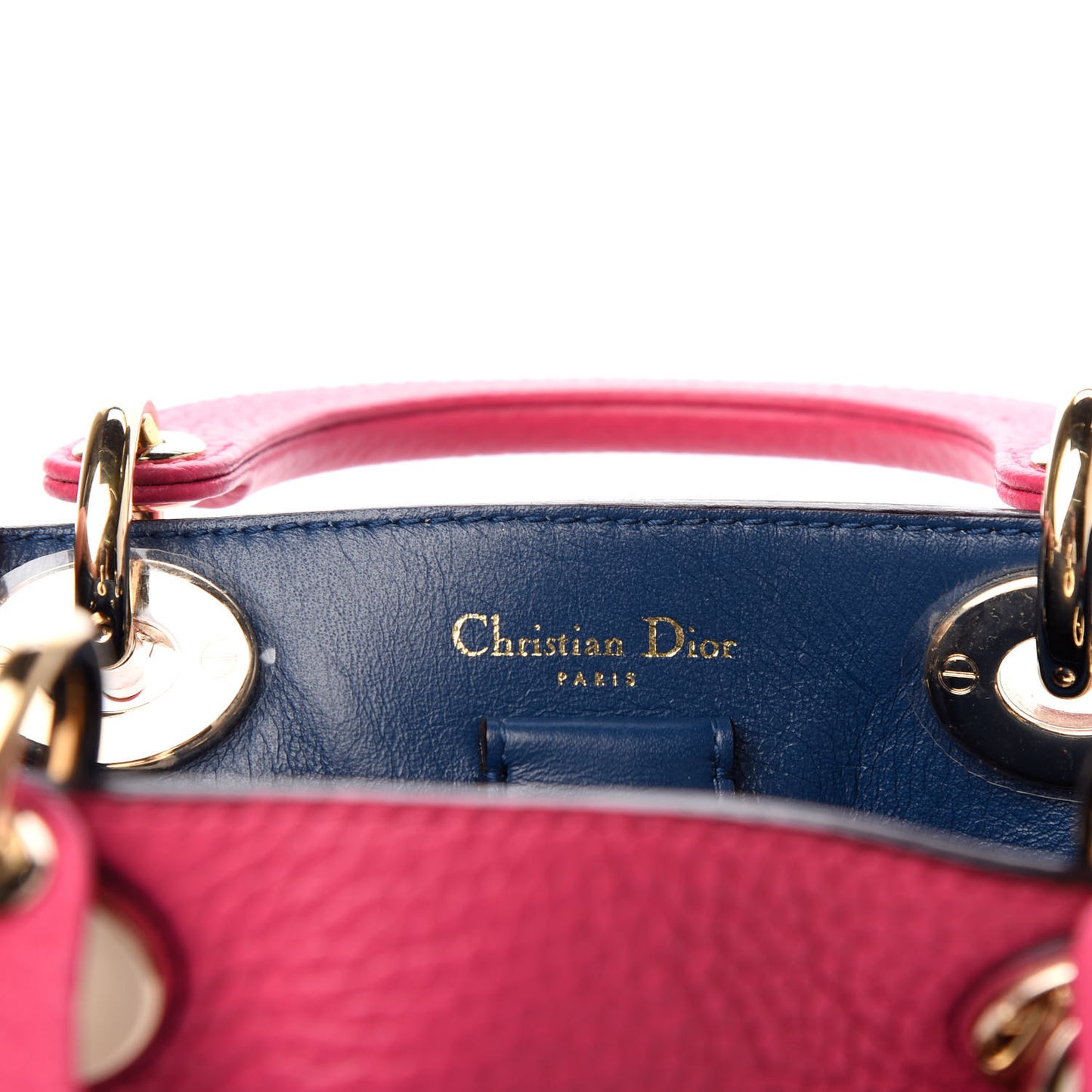Bullcalf Small Diorissimo Tote Pink
