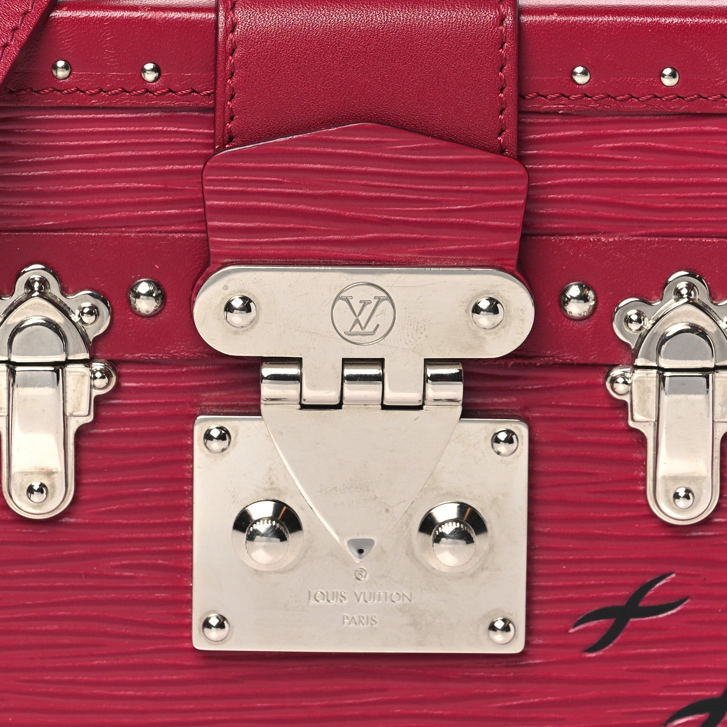 Louis Vuitton Epi Petite Malle Fuchsia 8 of 11