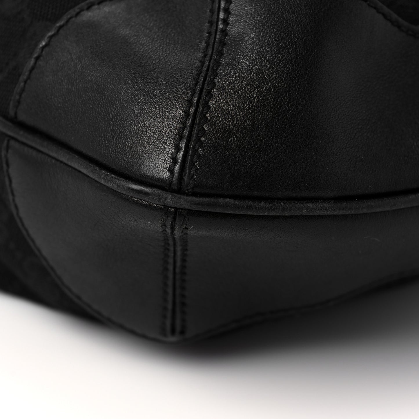 Monogram Medium Peggy Bamboo Top Handle Bag Black