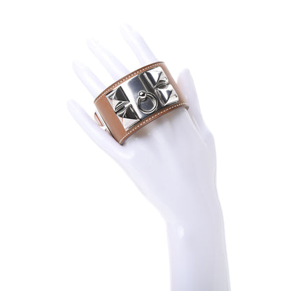 Hermes Barenia Collier de Chien CDC Bracelet S Fauve 2 of 7