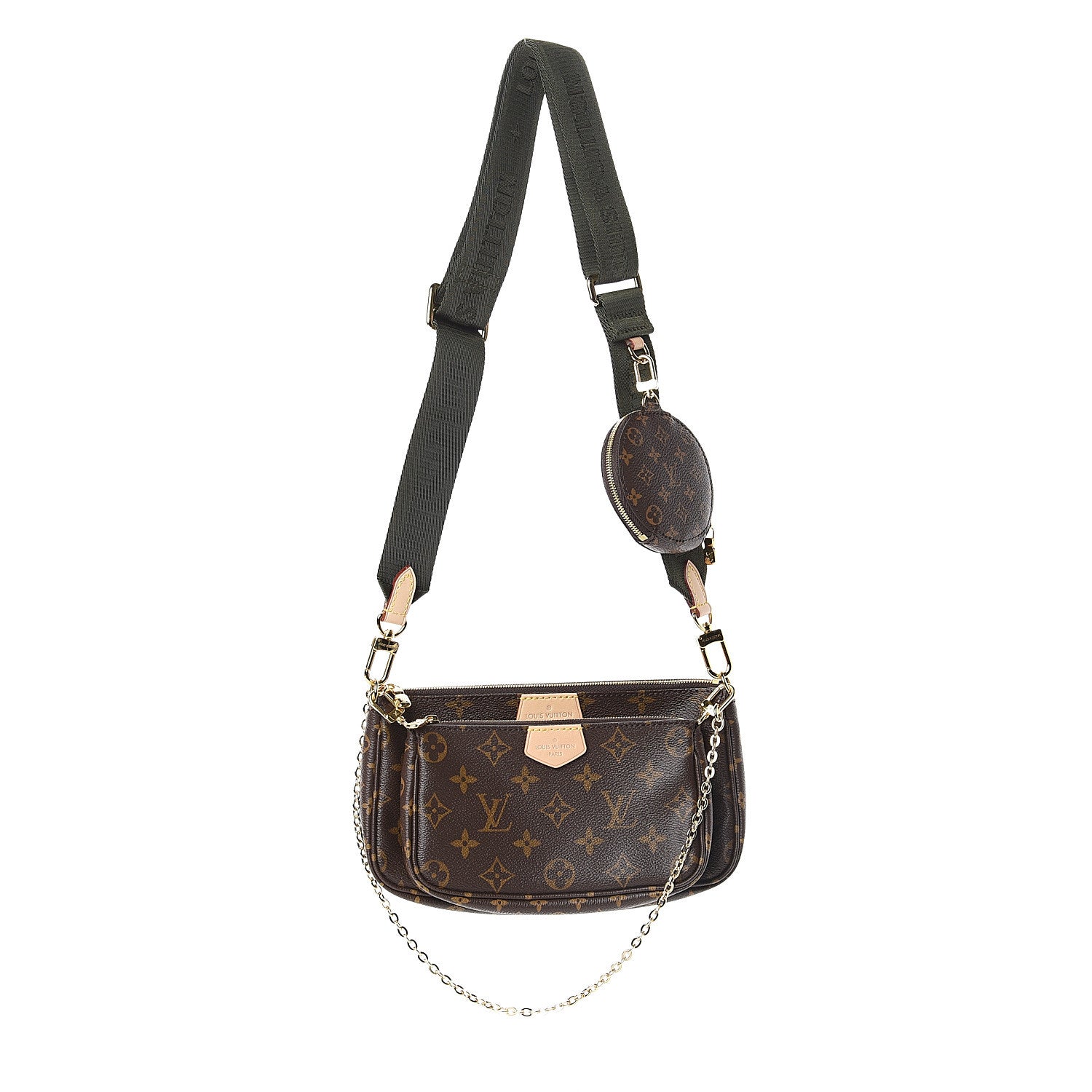 Louis Vuitton Monogram Multi Pochette Accessories Kaki 1 of 7