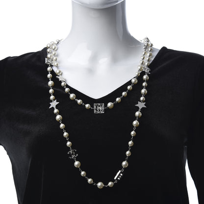 Chanel Pearl CC Star Long Necklace Gold 2 of 4
