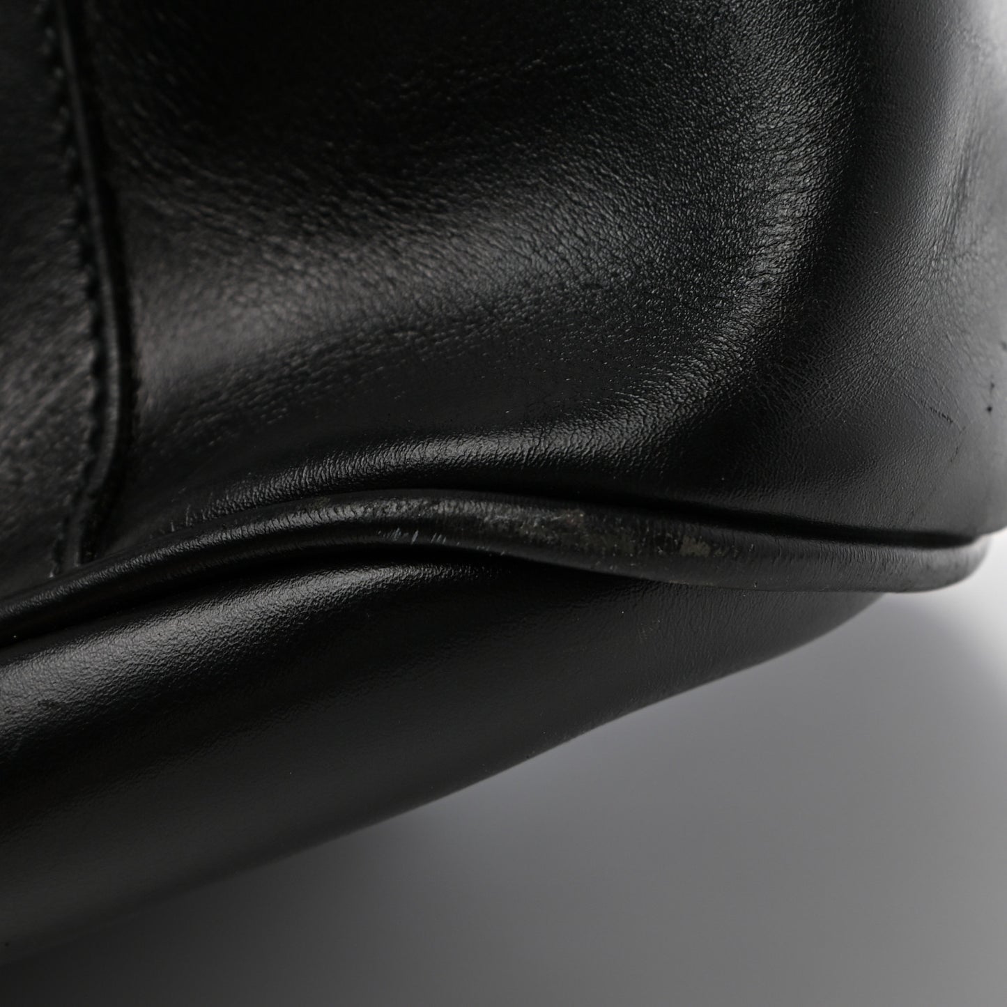 Tessuto Nylon Calfskin Duffle Black