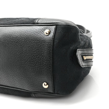 Gucci Monogram Small Princy Satchel Black 10 of 12