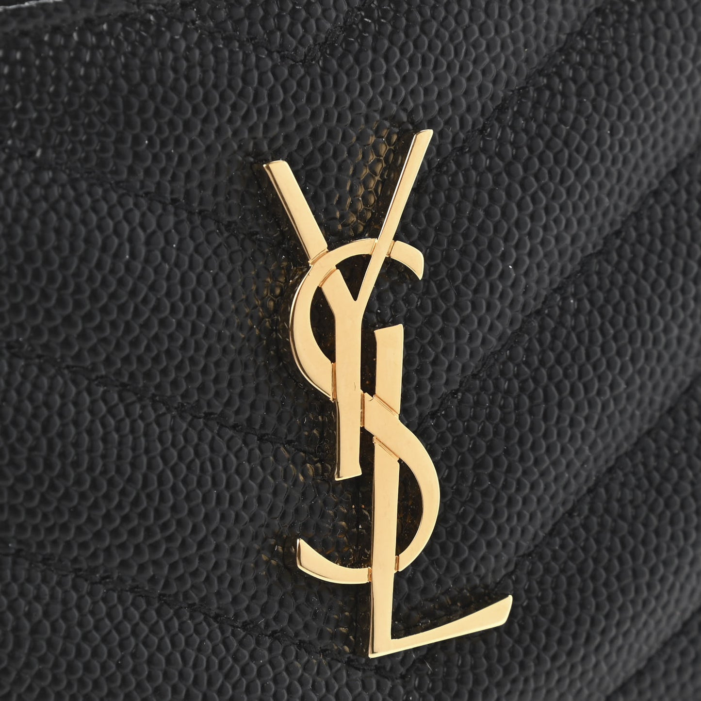 Monogram Grain de Poudre 5 Fragments Zip Pouch Card Holder Black