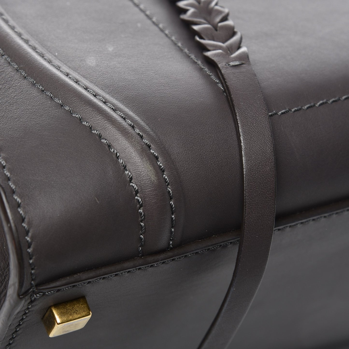 Smooth Calfskin Medium Phantom Luggage Grey