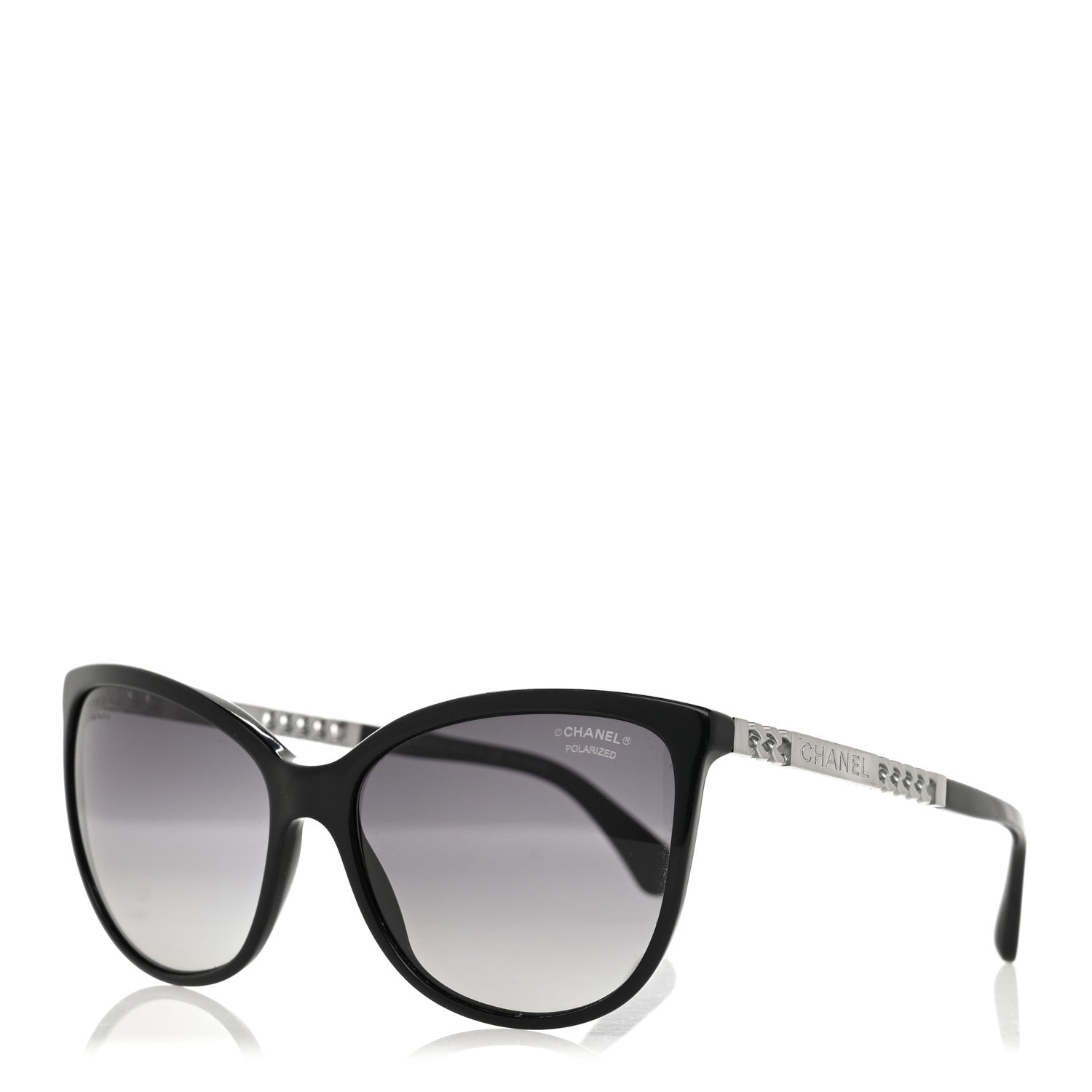 Chanel Chain Polarized Sunglasses 5352 Black 1 of 8