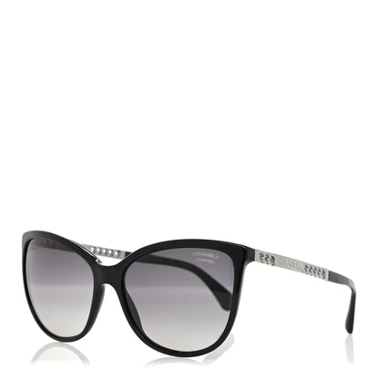 Chanel Chain Polarized Sunglasses 5352 Black 1 of 8
