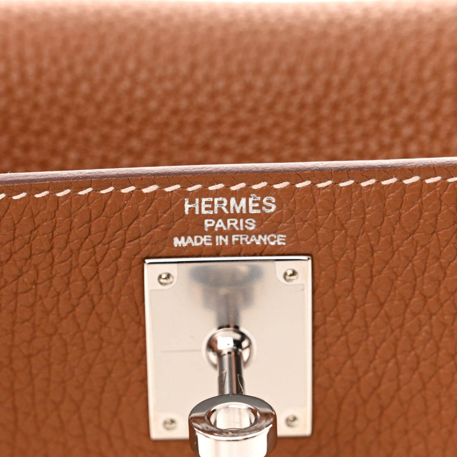 Hermes Taurillon Clemence Kelly Amazone Ado Backpack 22 Gold Bleu Zellige Caramel 6 of 11