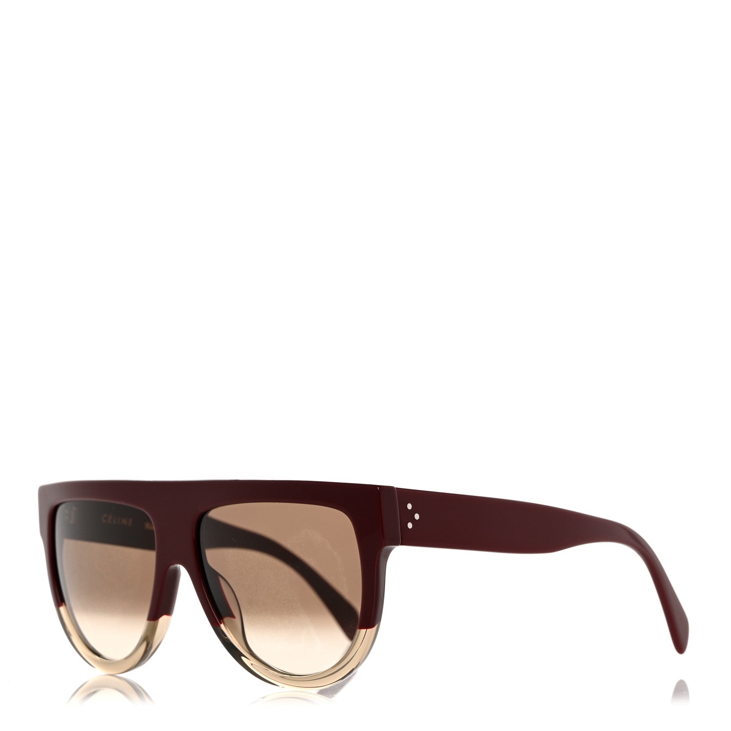 Celine Shadow Sunglasses CL 41026/S Burgundy 1 of 7