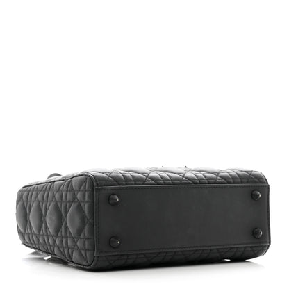 Christian Dior Ultra Matte Calfskin Cannage Small My ABCDior Lady Dior Black 4 of 11