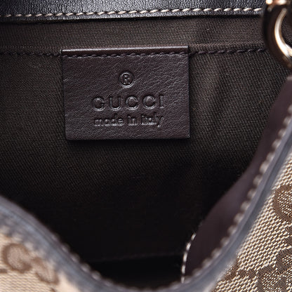 Gucci Monogram Mini Indy Top Handle Bag Dark Brown 6 of 9