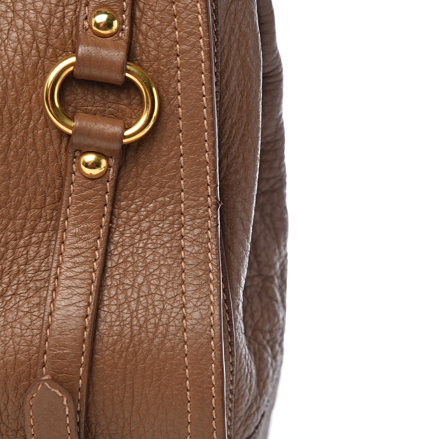Cervo East-West Flap Satchel Cammello