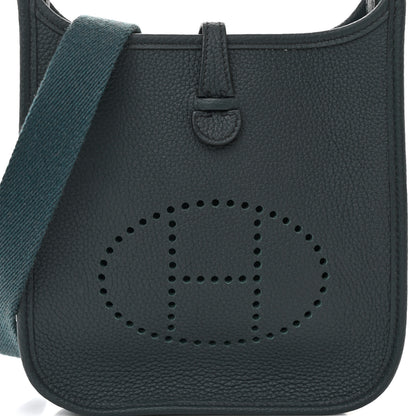 Hermes Taurillon Clemence Amazone Evelyne TPM Vert Cypress 8 of 10