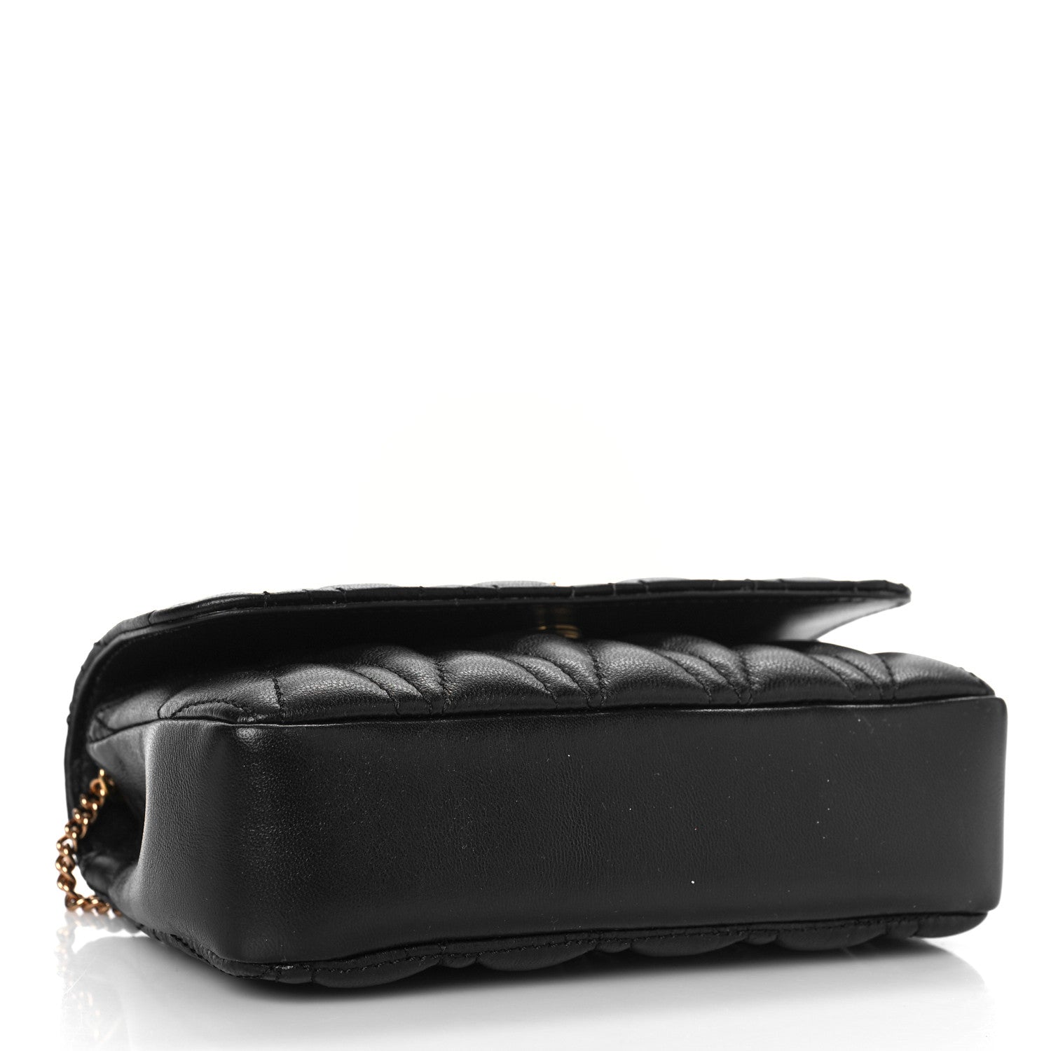 Versace Nappa Quilted Virtus Evening Bag Black 4 of 9