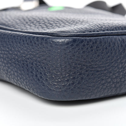 Fendi Cuoio Romano Fluo Metal Bug Eyes Small Messenger Bag Blue Notte Verde Fluo 8 of 9