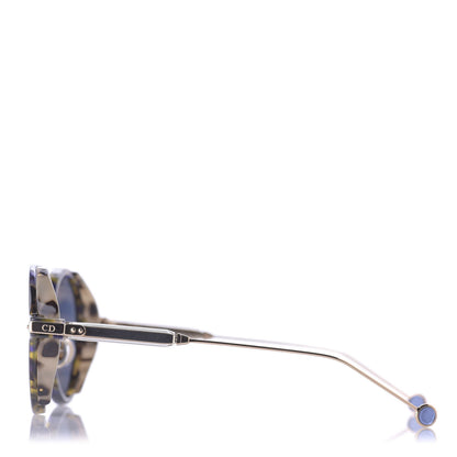 Christian Dior Acetate Umbrage Round Sunglasses Tortoise Blue 3 of 10