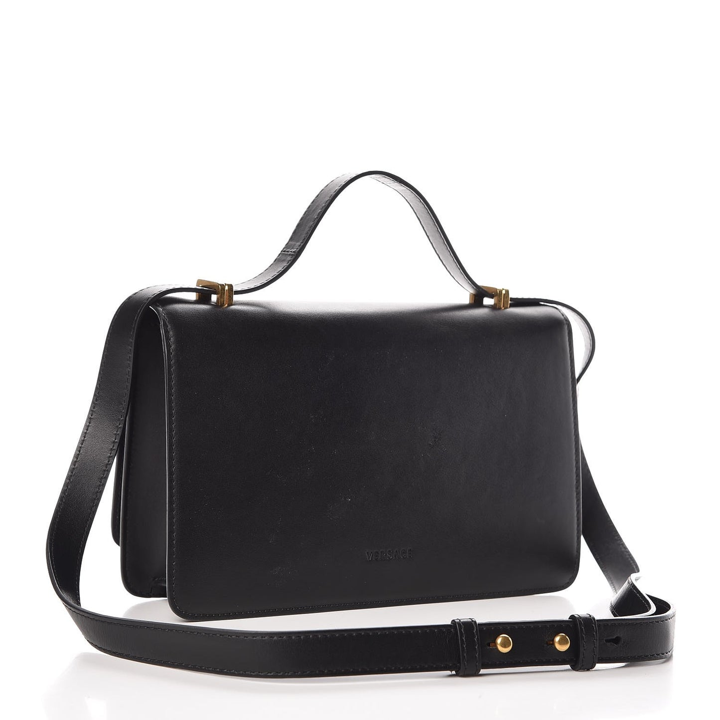 Calfskin Tribute X Shoulder Bag Black