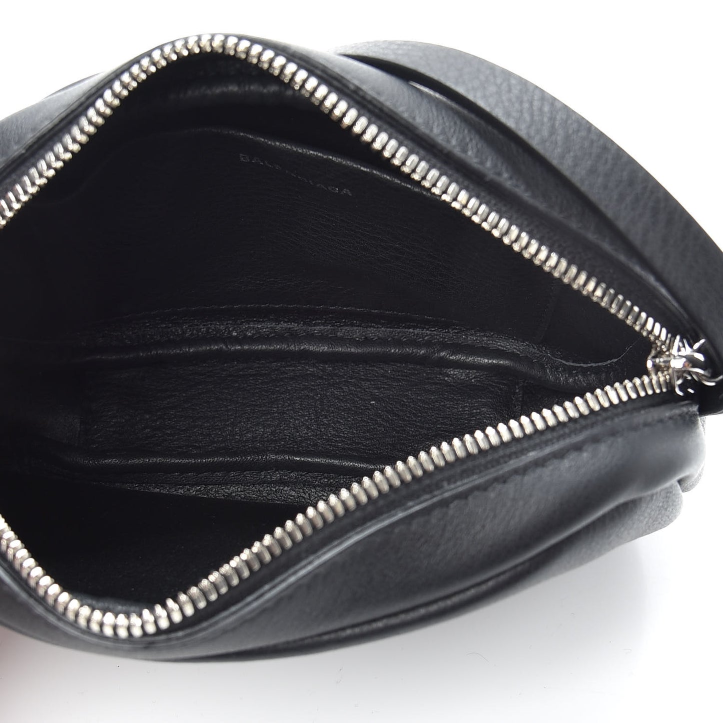 Calfskin Logo XS Everyday Camera Bag Black
