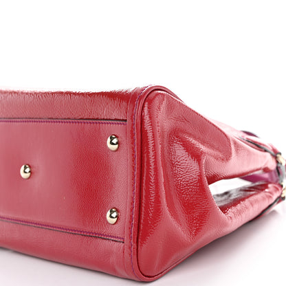 Gucci Patent Small Soho Shoulder Bag Bright Bougainvillea 10 of 10