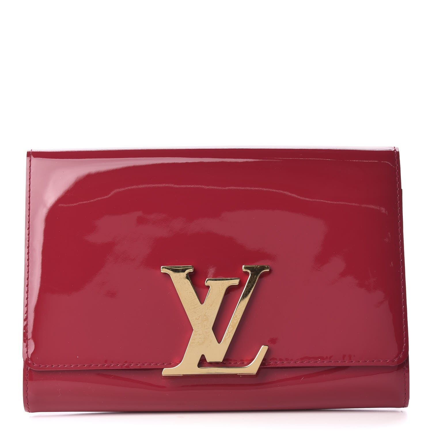 Louis Vuitton Patent Neo Sobe Louise Evening Clutch Rose Indien 1 of 8