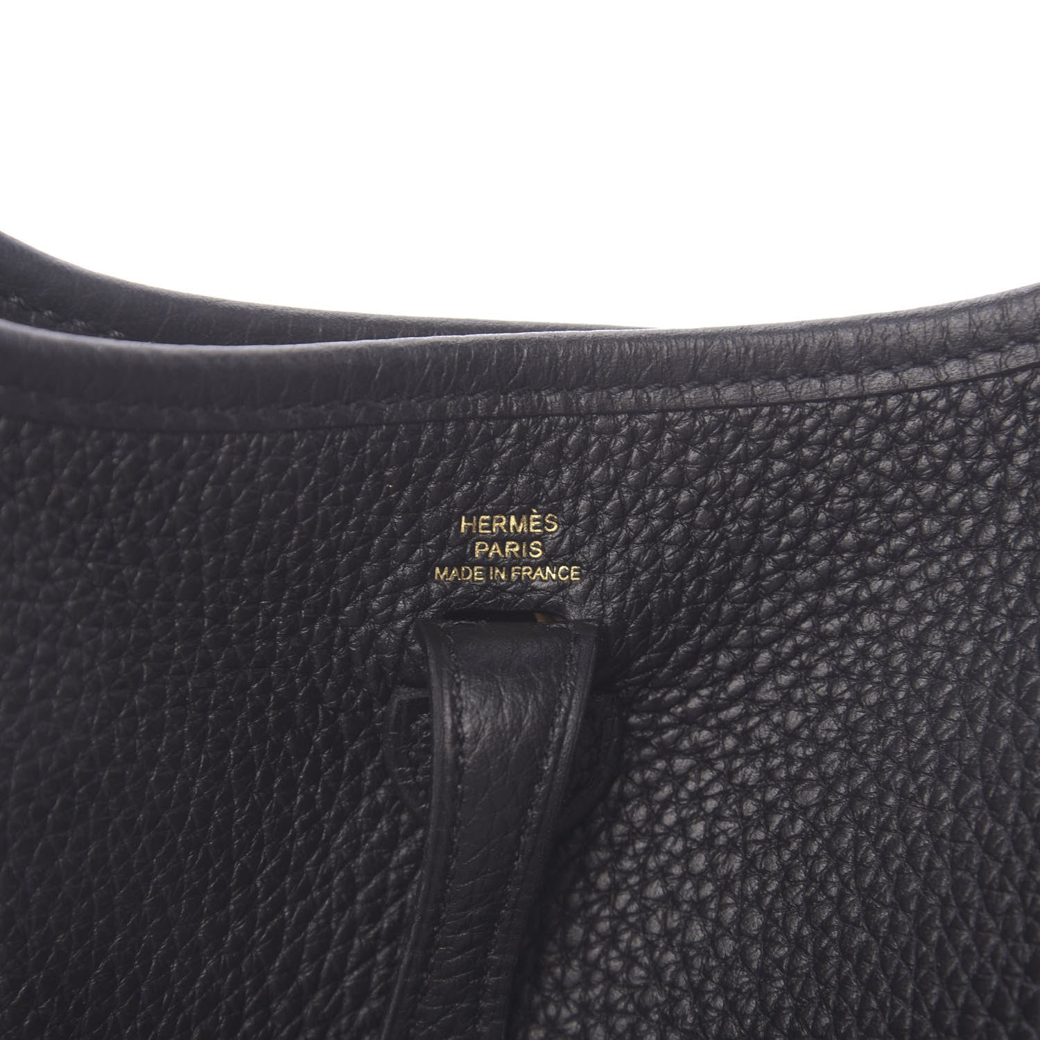 Hermes Taurillon Clemence Evelyne TPM Black 6 of 11