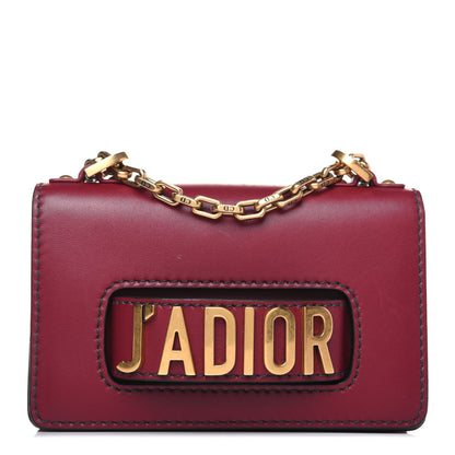Christian Dior Calfskin Mini J'Adior Chain Flap Bag Red 1 of 18