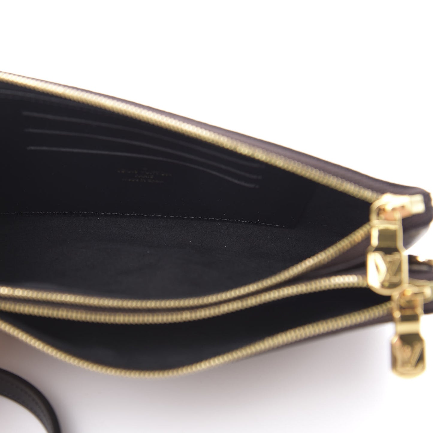 Reverse Monogram Giant Double Zip Pochette