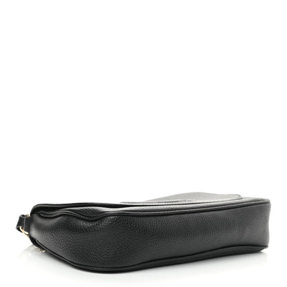 Gucci Pebbled Calfskin Medium Soho Flap Crossbody Black 4 of 10