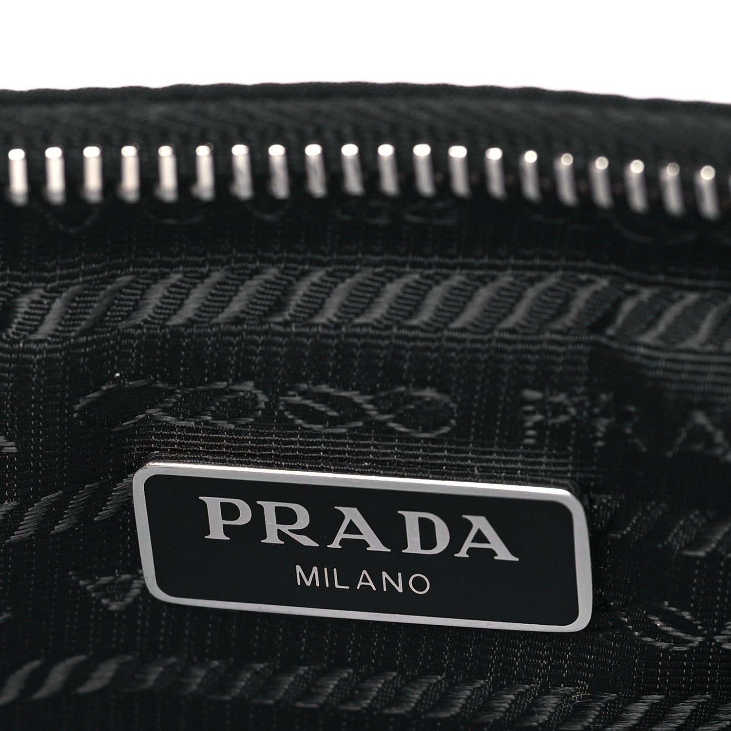Prada Tessuto Nylon Saffiano Mini Re-Edition 2005 Bag Black 6 of 8