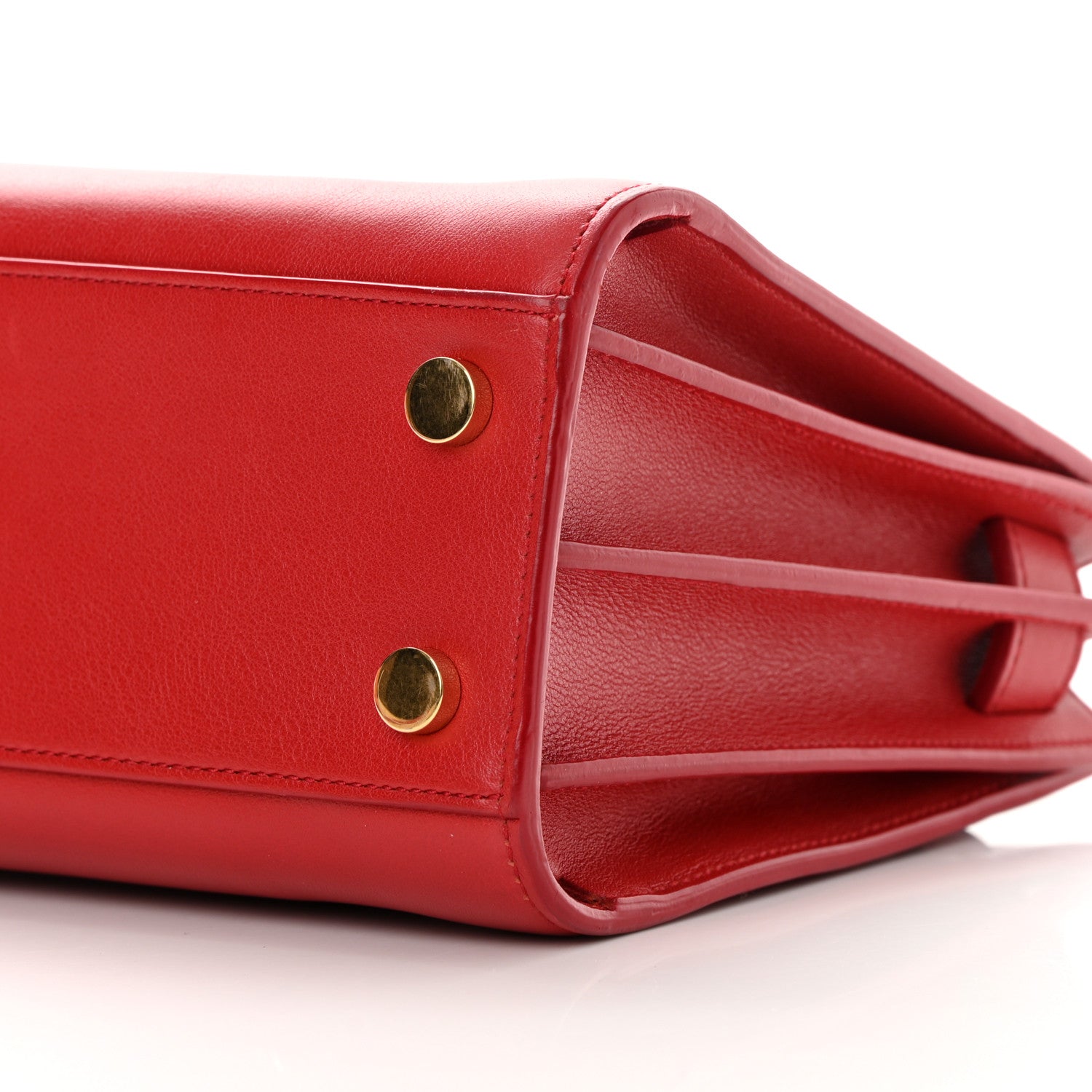 Saint Laurent Calfskin Nano Sac De Jour Lipstick Red 9 of 15