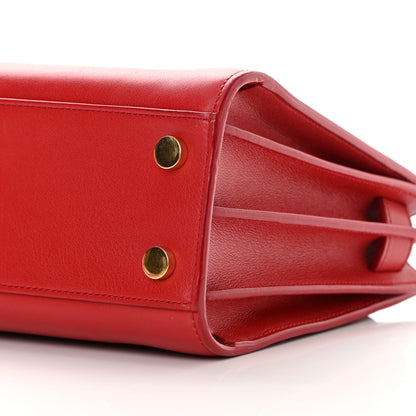 Saint Laurent Calfskin Nano Sac De Jour Lipstick Red 9 of 15