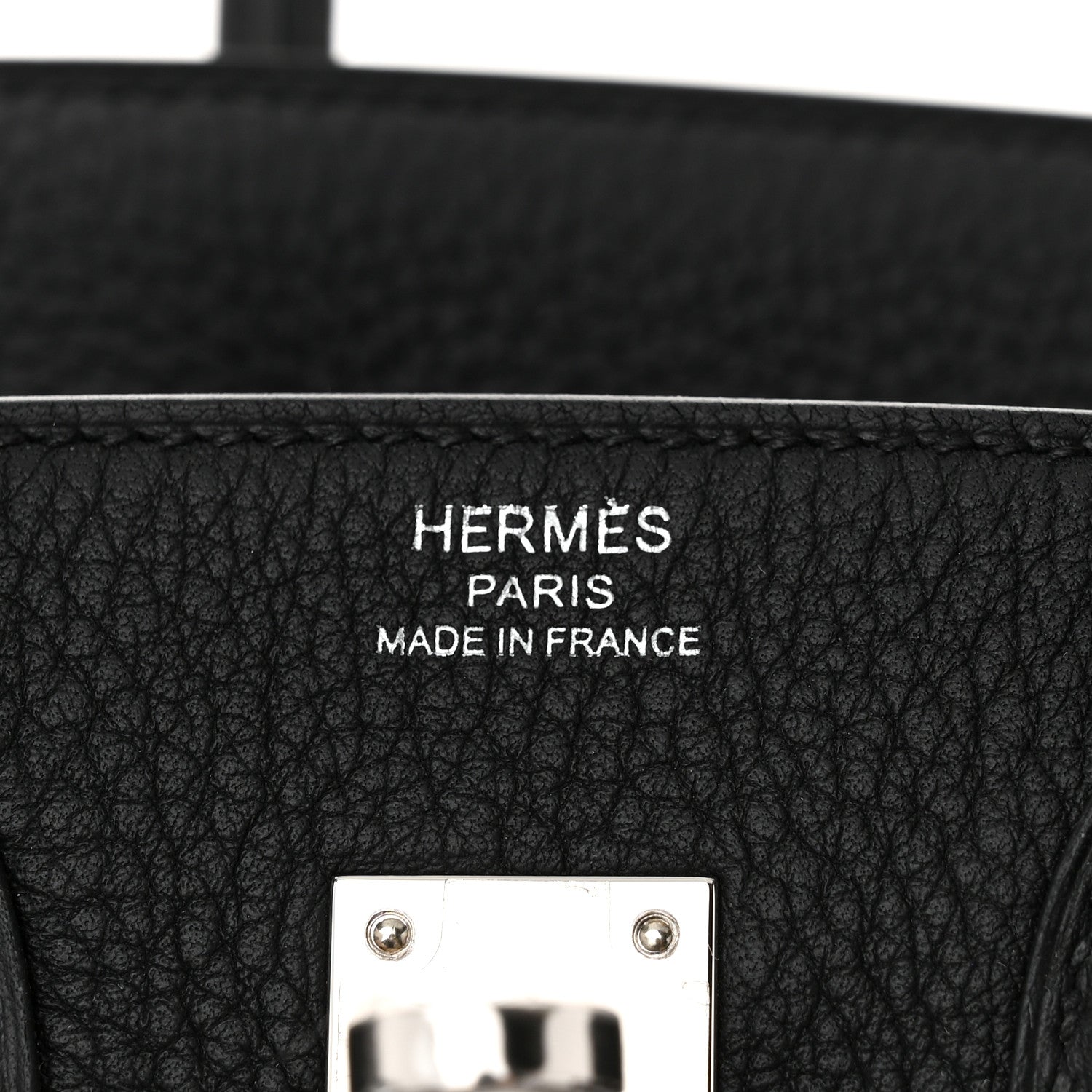 Hermes Togo Birkin 25 Black 6 of 11