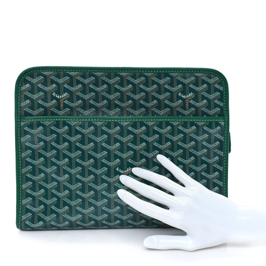 Goyardine Jouvence Toiletry Pouch Green