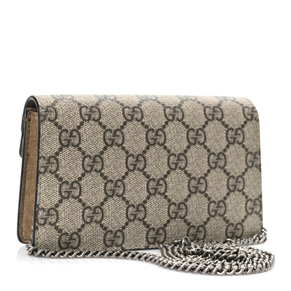 Gucci GG Supreme Monogram Super Mini Dionysus Shoulder Bag Taupe 3 of 9