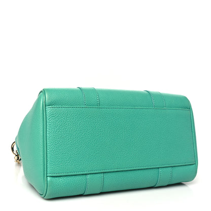 Mulberry Classic Grain Small Bayswater Satchel Aqua Green 4 of 10