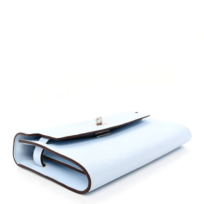 Hermes Epsom Kelly Wallet To Go Bleu Brume 4 of 10