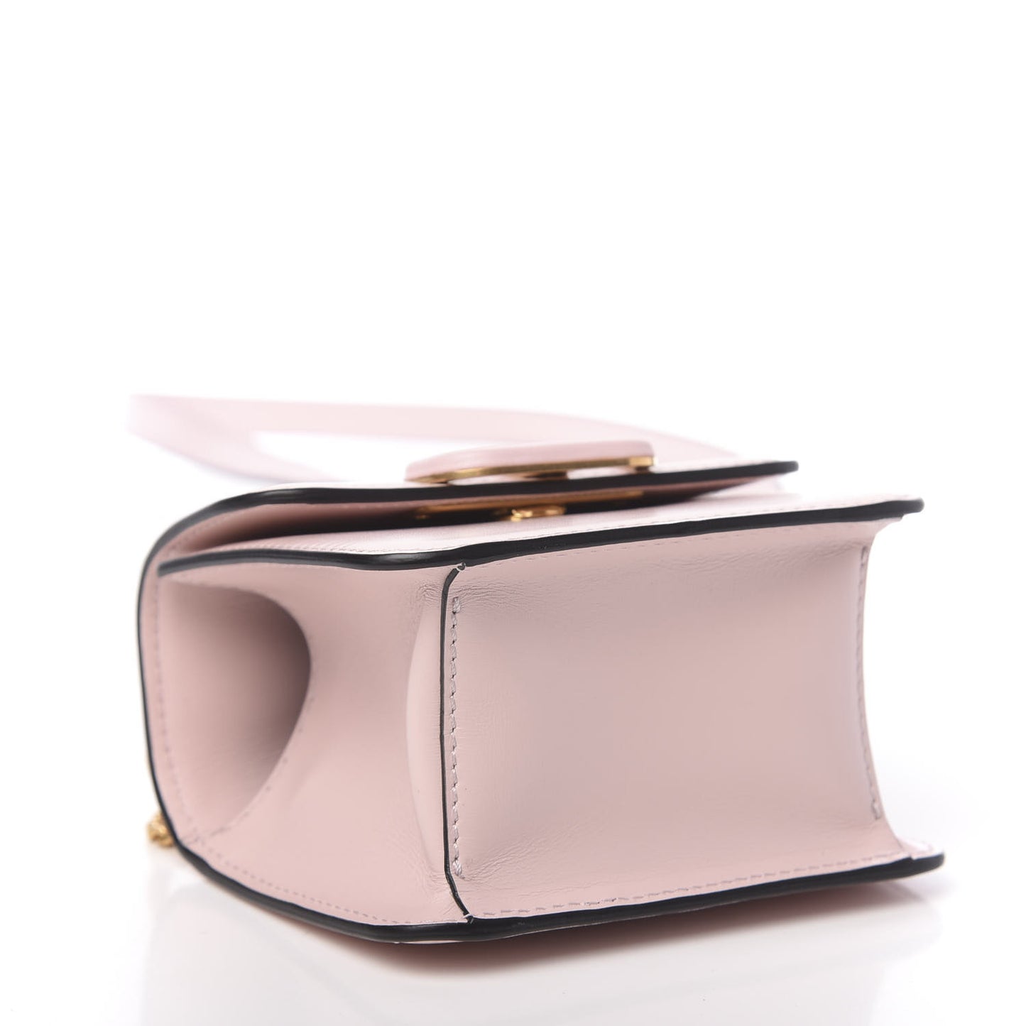 Smooth Calfskin Micro VSling Shoulder Bag Rose Quartz