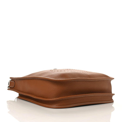 Hermes Taurillon Clemence Evelyne III PM Gold 5 of 9