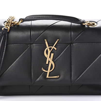 Saint Laurent Lambskin Patchwork Monogram Small Jamie Black 8 of 10
