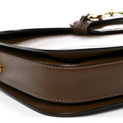 Gucci Azalea Calfskin Horsebit 1955 Shoulder Bag Brown Sugar 9 of 10