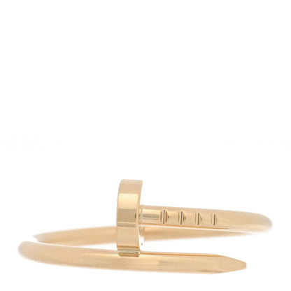 Cartier 18K Yellow Gold Small Juste Un Clou Ring 55 7.25 1 of 5